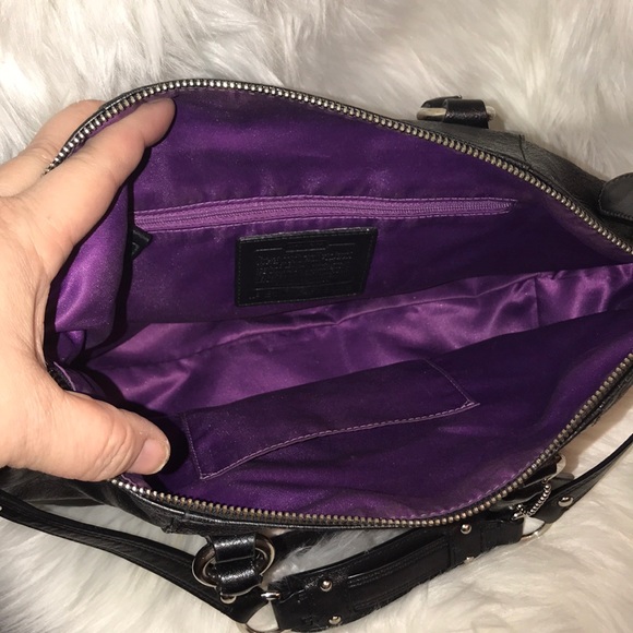 Beautiful Black Coach Bag Purse Excellent shape! - Picture 7 of 7